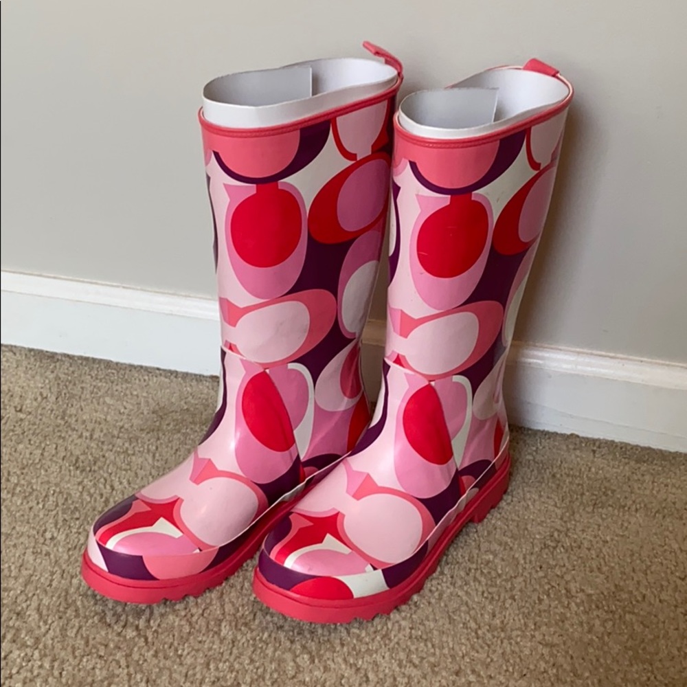 Coach Rainboots